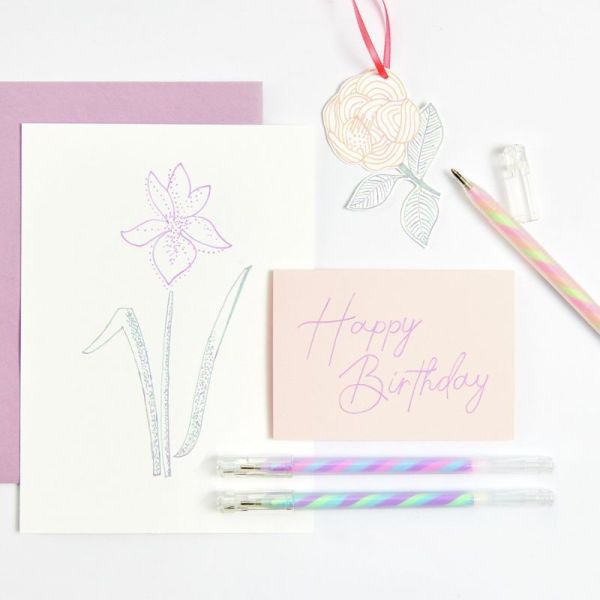 Gelstift Neon-Twist blau/lila/pink